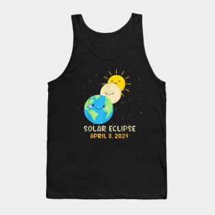 cute Chaser Solar Eclipse 2024 Gift For Men Women kids Tank Top